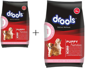 Drools starter sales dog food