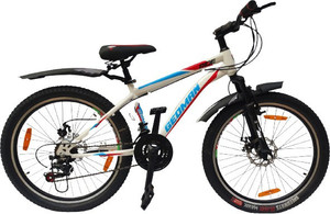 Geoman 24T 21Speed Gear Cycle Dual Disc Brake Front Suspension Mountain Bike 24 T Mountain Cycle Price in India Buy Geoman 24T 21Speed Gear Cycle Dual Disc Brake Front Suspension Mountain