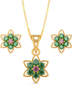 Emerald earrings joyalukkas hot sale