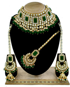 DIYA JEWELLERY Metal Gold plated Green Silver White Jewellery Set Price in India Buy DIYA JEWELLERY Metal Gold plated Green Silver White Jewellery Set Online at Best Prices in India Flipkart