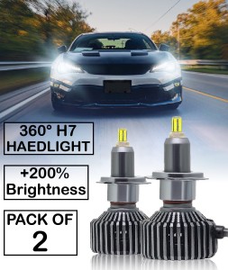 CARZEX Smart Turbo 360° Degree H7 LED Headlight IP65 Waterproof (+