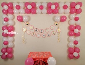 Hot Pink Pastel Pink White Balloons Garland Kit Of 51 Pcs For Party  Decorations