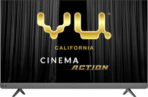 Vu tv sales with soundbar