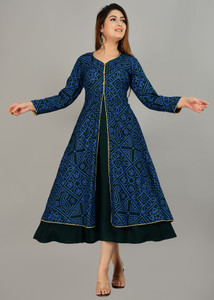 Double layer deals kurti flipkart