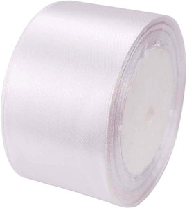 PRANSUNITA Double Face Satin Broad Ribbon 2 inch 50 mm Wide 20