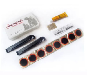 Puncture kit for tube tyres top