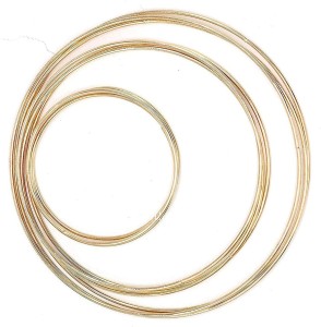 10 Pack 3 Inch Gold Dream Catcher Metal Rings Hoops Macrame Ring for  Dreamcatchers and Crafts