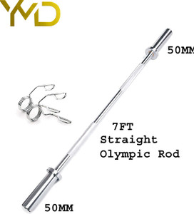 YMD 7 Feet Straight Olympic Barbell Rod 30 mm Internal Dia 50mm Outer Dia Weight Lifting Bar Buy YMD 7 Feet Straight Olympic Barbell Rod 30 mm Internal Dia