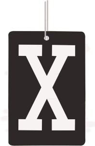 GZ99 X Sign Hanging Perfume Car Hanging Ornament