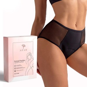 AZAH Period Panties for Women XL| Leak Proof Protection for Periods | Breathable Panties for All Day & Night Comfort | Reusable and odor-free period panties Sanitary Pad