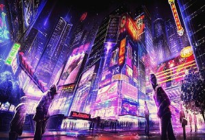 HSA Prints night artwork futuristic city cyberpunk wallpaper  preview2.jpg(Popular Background) Poster Matte Finish Paper Print 12 x18  Inch (Multicolor) P-0243 Price in India - Buy HSA Prints night artwork  futuristic city cyberpunk