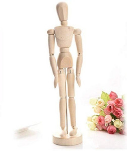 Wooden artist sale doll