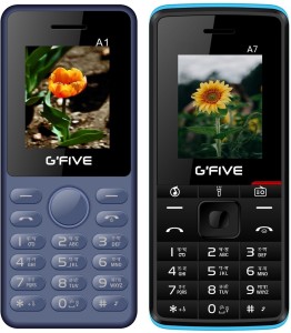 GFive A1 & A7 Combo of Two Mobile(Blue : Black Blue)