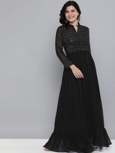 Flipkart long gown hot sale