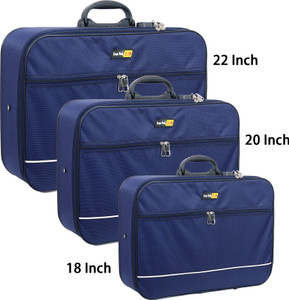 Zoya 18 20 22Inch Combo Suitcase Briefcase Bag For Men Women