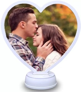 lovelygifts Heart Magic mirror table lamp 1 photo attached Table Lamp Price  in India - Buy lovelygifts Heart Magic mirror table lamp 1 photo attached Table  Lamp online at