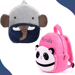 SOFTBAGS Kids bags Elephant Panda soft toy bag velvet bags For