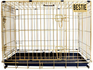 Rose gold dog crate hot sale