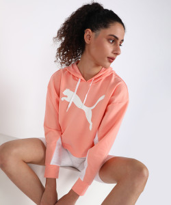Puma peach sweatshirt top