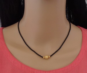 Single mani sale mangalsutra design