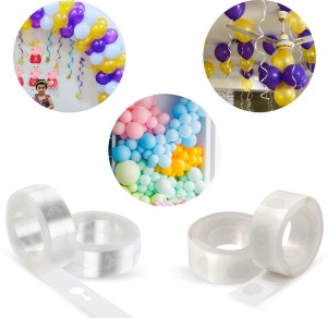 Zyozi Glue Point Clear Balloon Glue Removable Adhesive Dots Double Sided  Dots of Glue Tape for