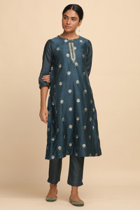 W Women Printed Straight Kurta Buy W Women Printed Straight