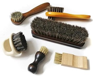 12pcs Carpet Brush Set, Interior Car Cleaning Kit with Upholstery &  Horsehair