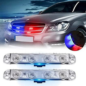 Car red outlet blue light
