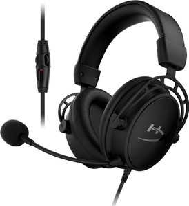 HyperX Cloud Alpha Black Pro Wired Gaming Headset Price in India Buy HyperX Cloud Alpha Black Pro Wired Gaming Headset Online HyperX