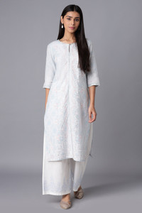 Women Floral Print Straight Kurta