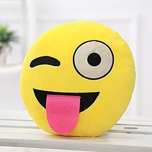NKL Cute Giant Life Size smliy pillow Washable 100 Child Safe for