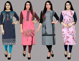 Modli 20 Fashion Women Striped Straight Kurta - Buy Modli 20 Fashion Women  Striped Straight Kurta Online at Best Prices in India | Flipkart.com