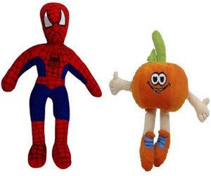 P I SOFT TOYS 40 spiderman orange man soft toy for kids 40 cm