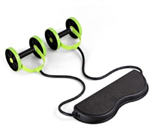 GHK F2 Muscle Strengthening Multifunctional Pull Rope Wheel Manual  Exerciser with Free Bag Home Gym Equipment Fitness Body Toner for Both Men  & Women