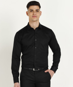 Black Mens Formal Shirts - Buy Black 