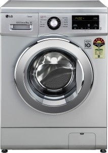 LG 8 kg Fully Automatic Front Load with In-built Heater Silver(FHM1408BDL)