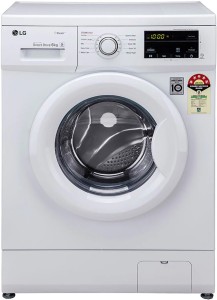 LG 6 kg Fully Automatic Front Load with In-built Heater White(FHM1006SDW)