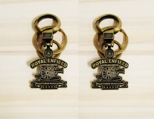 Style My Home Premium Metallic Keychain for Bike Lovers Riders