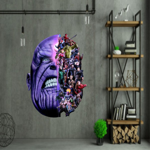 Decoration Stickers 45 cm coolest marvel Self Adhesive Sticker