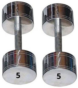 Steel dumbbell set 5kg sale