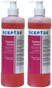 Buy original Sceptre Scepto Scrub 4% CHG Surgical Handwash - Pack of 5 for  Rs. 837.20