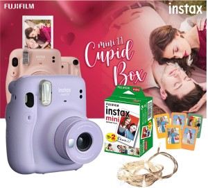 FUJIFILM Instax Mini 11 Instant Camera Cupid Box Instant Camera(Purple)