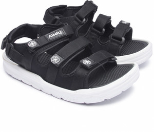 Aircity Men Black Sandals Buy Aircity Men Black Sandals Online