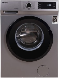 TOSHIBA 7.5 kg Fully Automatic Front Load with In-built Heater Silver(TW-BJ85S2-IND(SK))