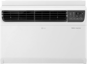 LG Convertible 4-in-1 Cooling 1 Ton 5 Star Window Dual Inverter HD Filter, Clean Filter Indicator AC with Wi-fi Connect  - White