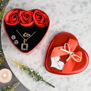 Floweraura Sweetheart Jewelry Set Box Valentine s Gift For