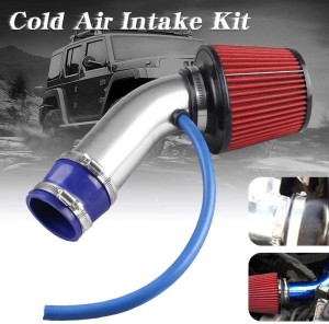 3 Universal Car Cold Air Intake Filter Air Filter Induction Flow Hose Pipe  Kit