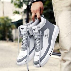 High neck Nike shoes white colour - YouTube