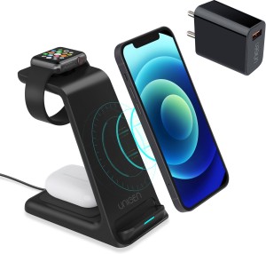 Aesthetic Pastel Collage Wireless Charger 10W Wireless Desk Fast Charger For Samsung For iPhone For All Qi Enabled Phones