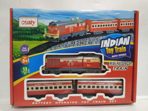 centy MINI PASSENGER TOY TRAIN RED ENGINE SIZE 15CM MINI